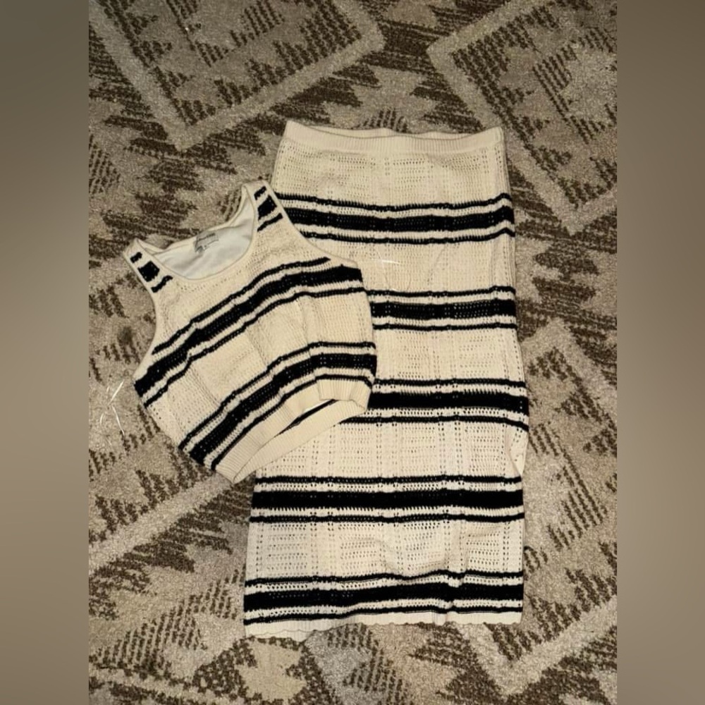 Knitted Top and Skirt